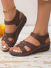 Women's New Fashion Wedge Heel Comfortable Platform Sandals, Leisure Open Toe Mom Shoes
