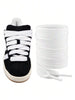 1 Pair 120cm/47.24 Inch Flat Shoelaces For Sports Shoes, Unisex For Women Men Sneakers Shoes, Casual Shoes,White Shoes,Basketball Shoes,Trainers Running Shoes Summer