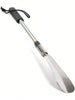 Premium Long Handled Shoe Lifter 16" To 31" Adjustable Expander Shoe Horn - Extends & Collapses Stainless Steel Telescopic Spring Shoehorn