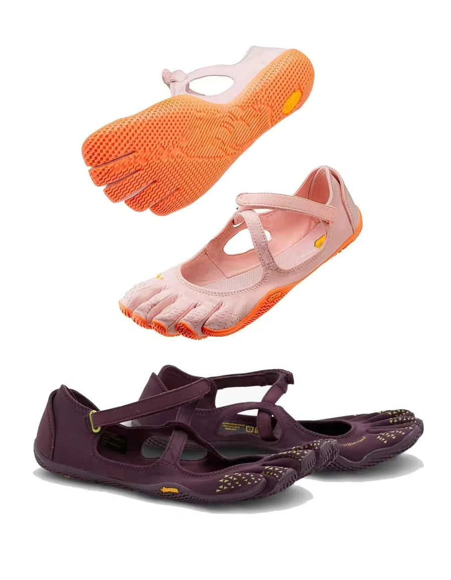 FiveFingers Pink Women's Shoes, Indoor Fitness Dance Shoes, Yoga Shoes, Pilates Shoes, Breathable And Non-Slip Soft-Soled Shoes, Feel Like Barefoot